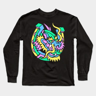 Lucky dragon horseshoe Long Sleeve T-Shirt